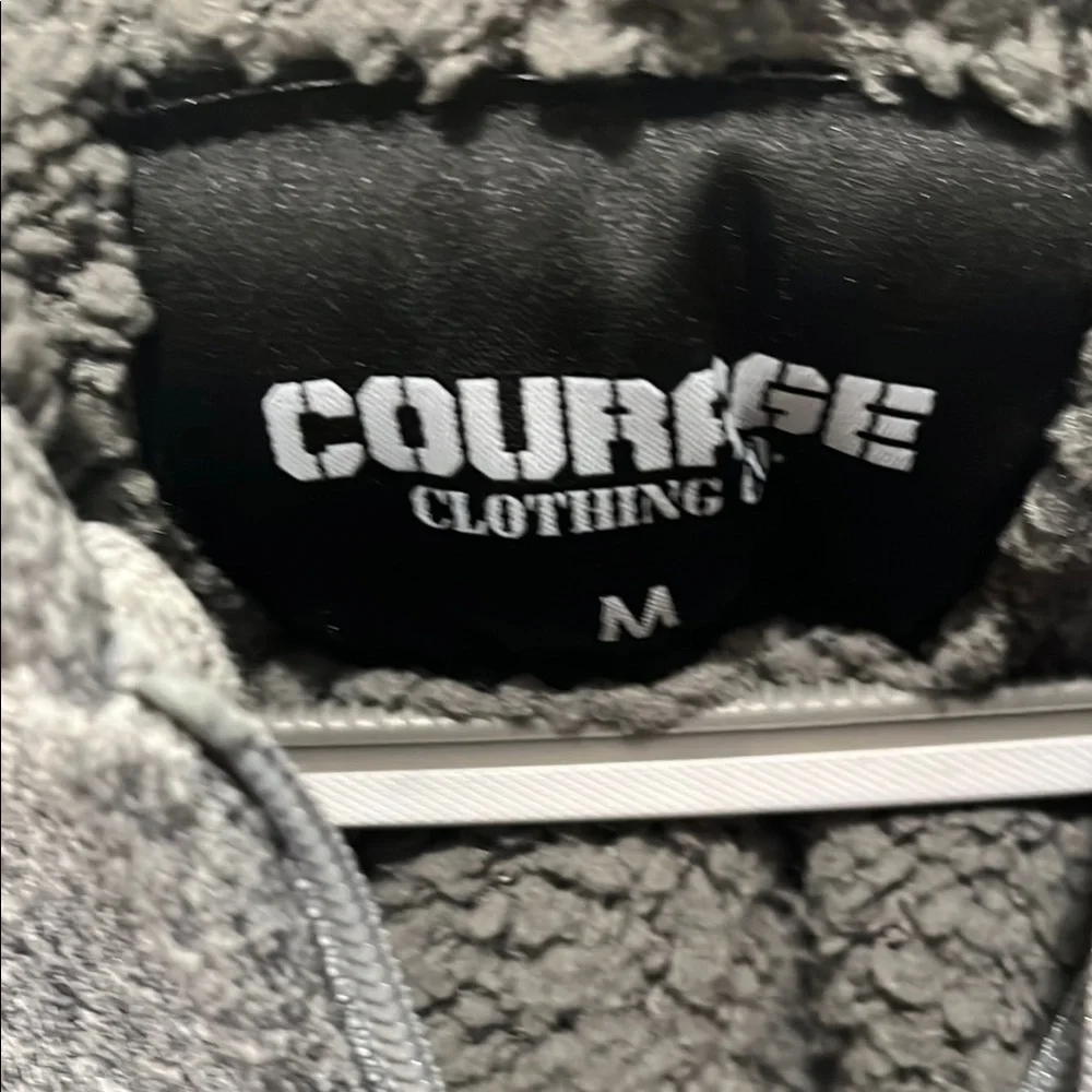 Gray Zip-Up Hoodie size Medium ❤️